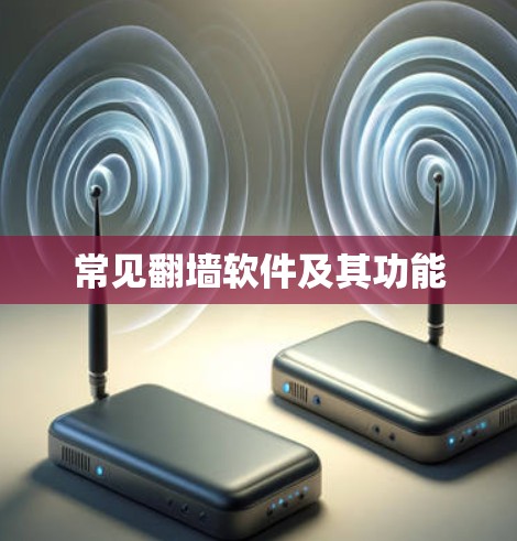常见翻墙软件及其功能