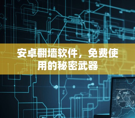 安卓翻墙软件,免费使用的秘密武器 安卓翻墙软件,免费使用的秘密武器