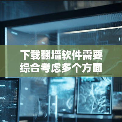 下载翻墙软件需要综合考虑多个方面,以确保合法、安全和有效地使用。以下是详细的步骤和建议 下载翻墙软件需要综合考虑多个方面,以确保合法、安全和有效地使用。以下是详细的步骤和建议