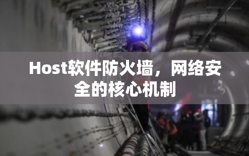 Host软件防火墙，网络安全的核心机制