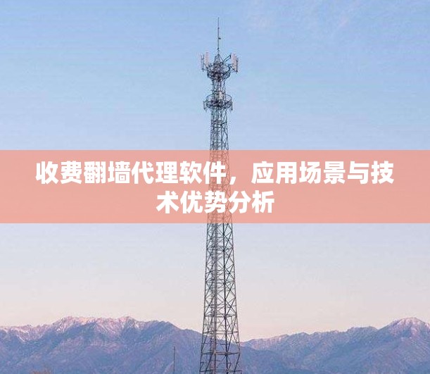 收费翻墙代理软件,应用场景与技术优势分析