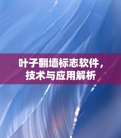 叶子翻墙标志软件，技术与应用解析