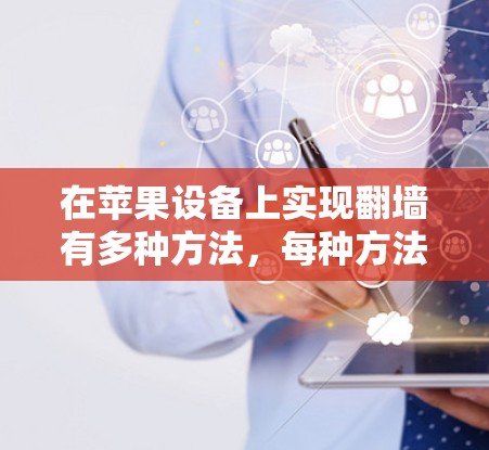在苹果设备上实现翻墙有多种方法,每种方法都有其特定的优缺点和操作步骤。以下是对这些方法的总结和建议