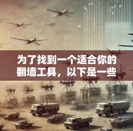 为了找到一个适合你的翻墙工具,以下是一些详细的建议和步骤