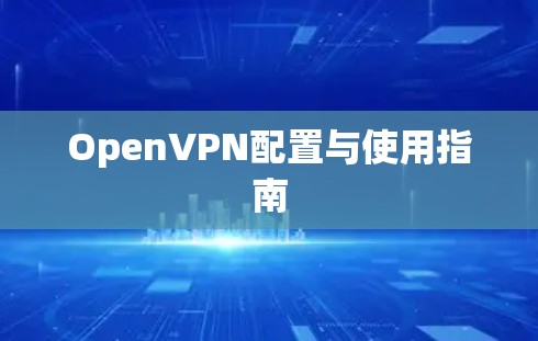 OpenVPN配置与使用指南 OpenVPN配置与使用指南