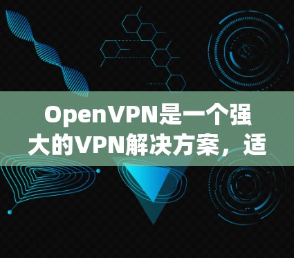 OpenVPN是一个强大的VPN解决方案,适合个人和企业用户提供安全的网络连接。以下是选择和使用OpenVPN的分步指南