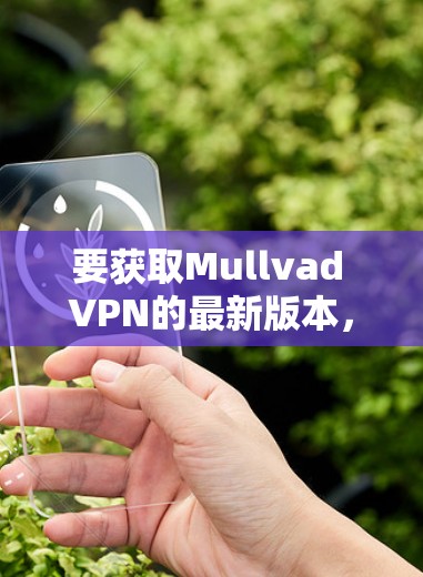 要获取Mullvad VPN的最新版本,可以按照以下步骤操作