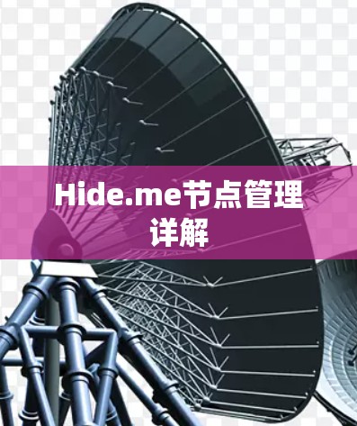 Hide.me节点管理详解