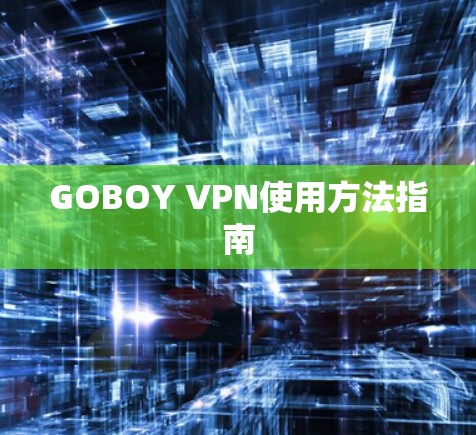 GOBOY VPN使用方法指南