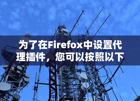 为了在Firefox中设置代理插件，您可以按照以下步骤操作