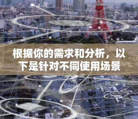 根据你的需求和分析，以下是针对不同使用场景和预算的Chrome代理软件推荐
